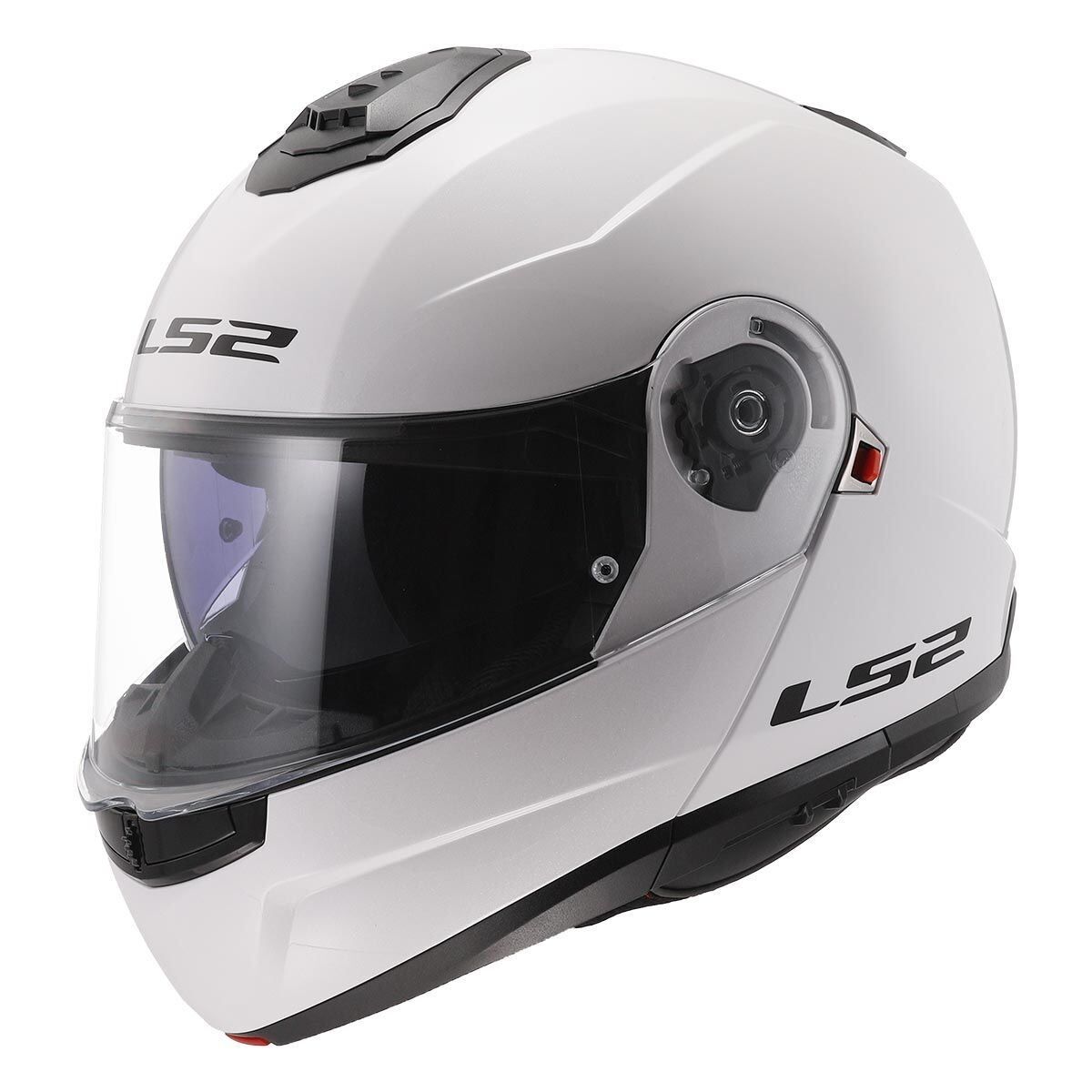 ÇENE AÇILIR KASK LS2 STROBE 2 BEYAZ ORJİNAL VİZÖRLÜ L