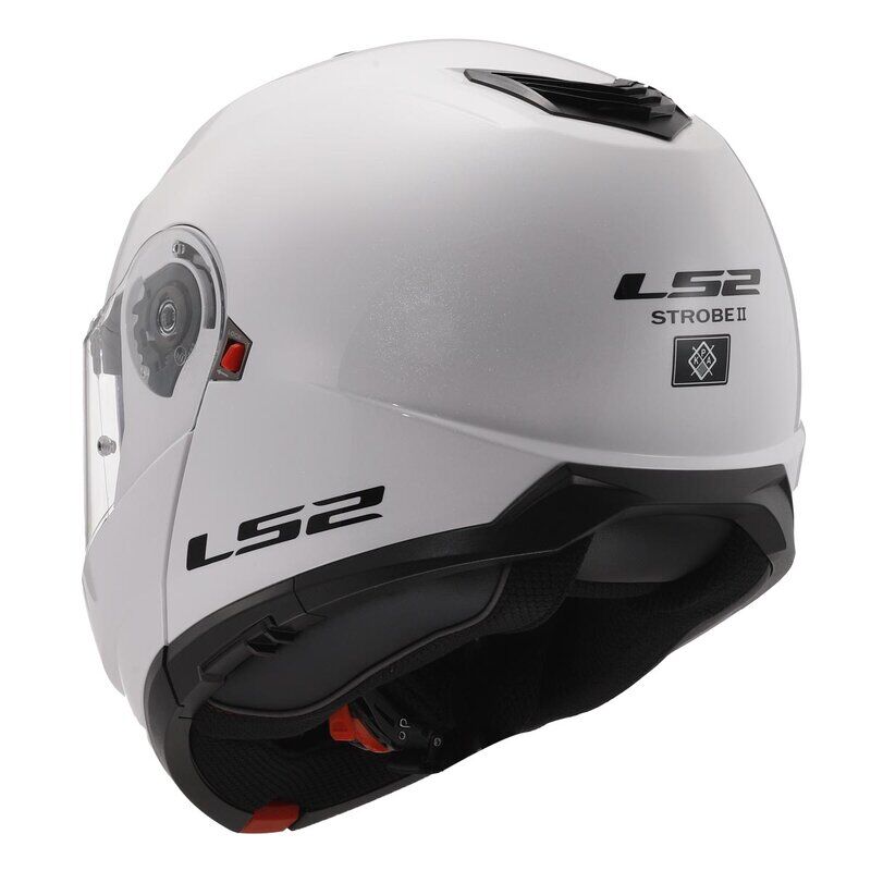 ÇENE AÇILIR KASK LS2 STROBE BEYAZ ORJİNAL L