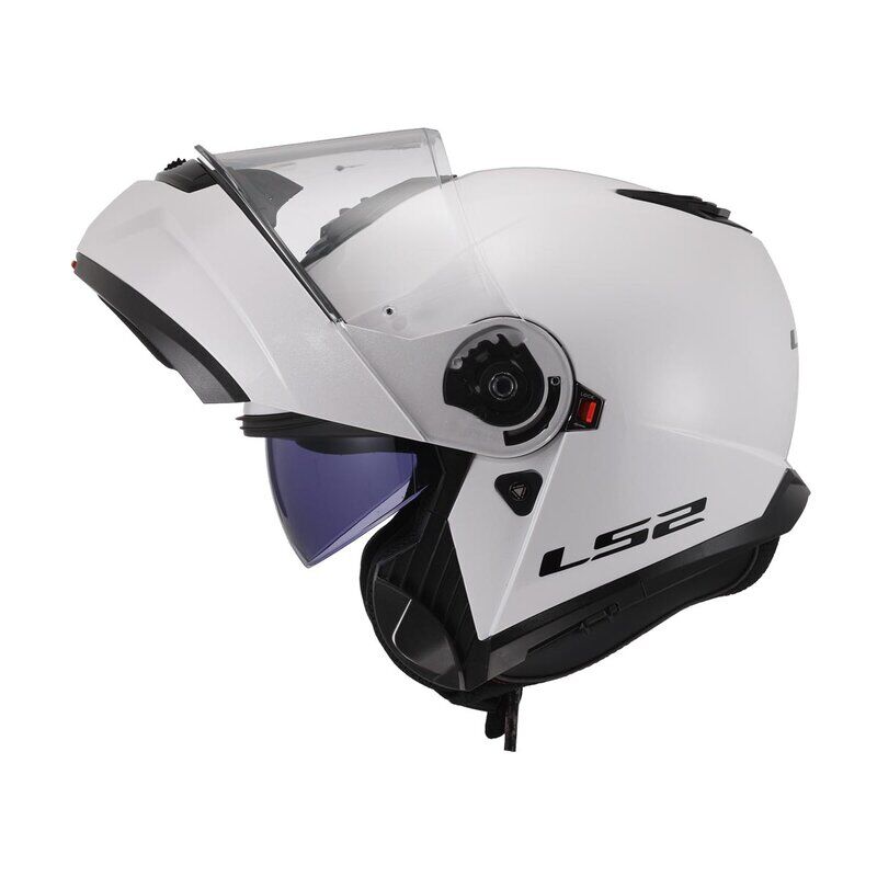 ÇENE AÇILIR KASK LS2 STROBE BEYAZ ORJİNAL L