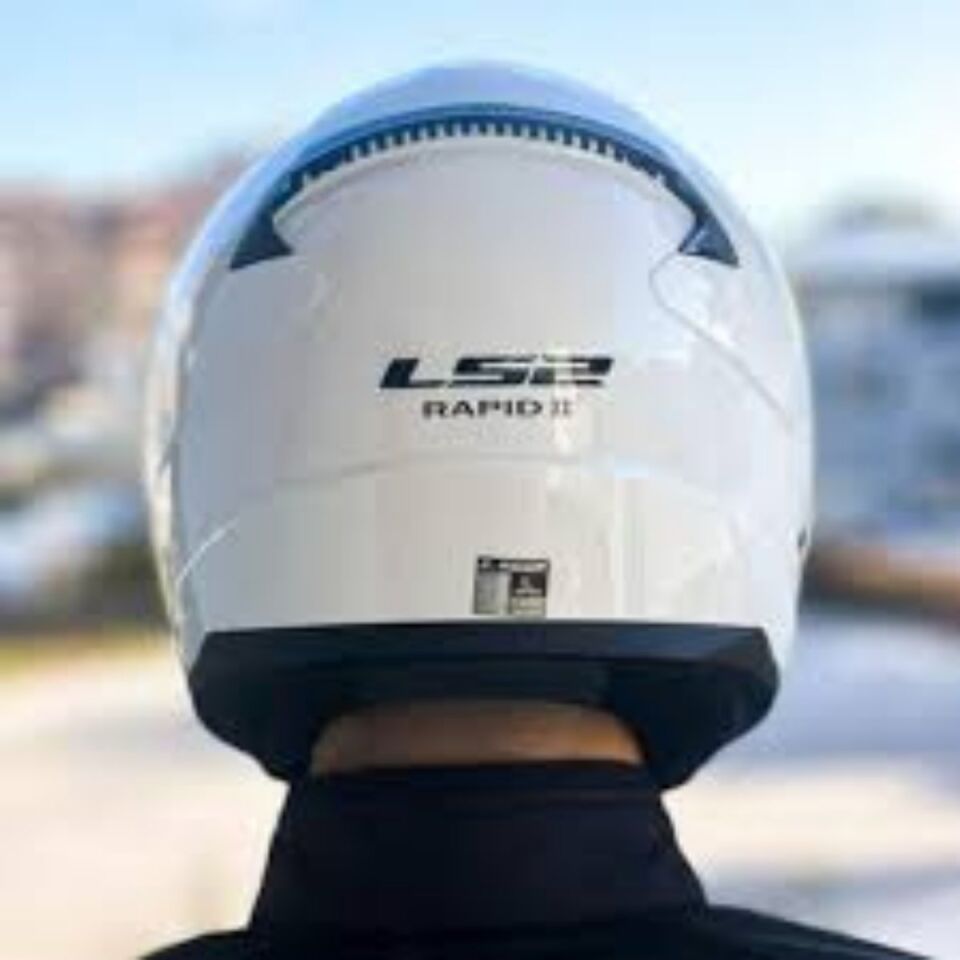 KAPALI KASK LS2 RAPID 2 BEYAZ ORJİNAL XL