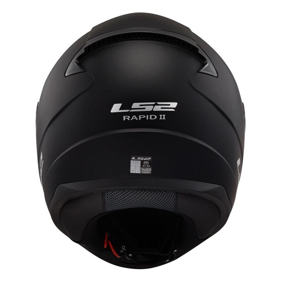 KAPALI KASK LS2 RAPID 2 MAT SİYAH ORJİNAL 2XL
