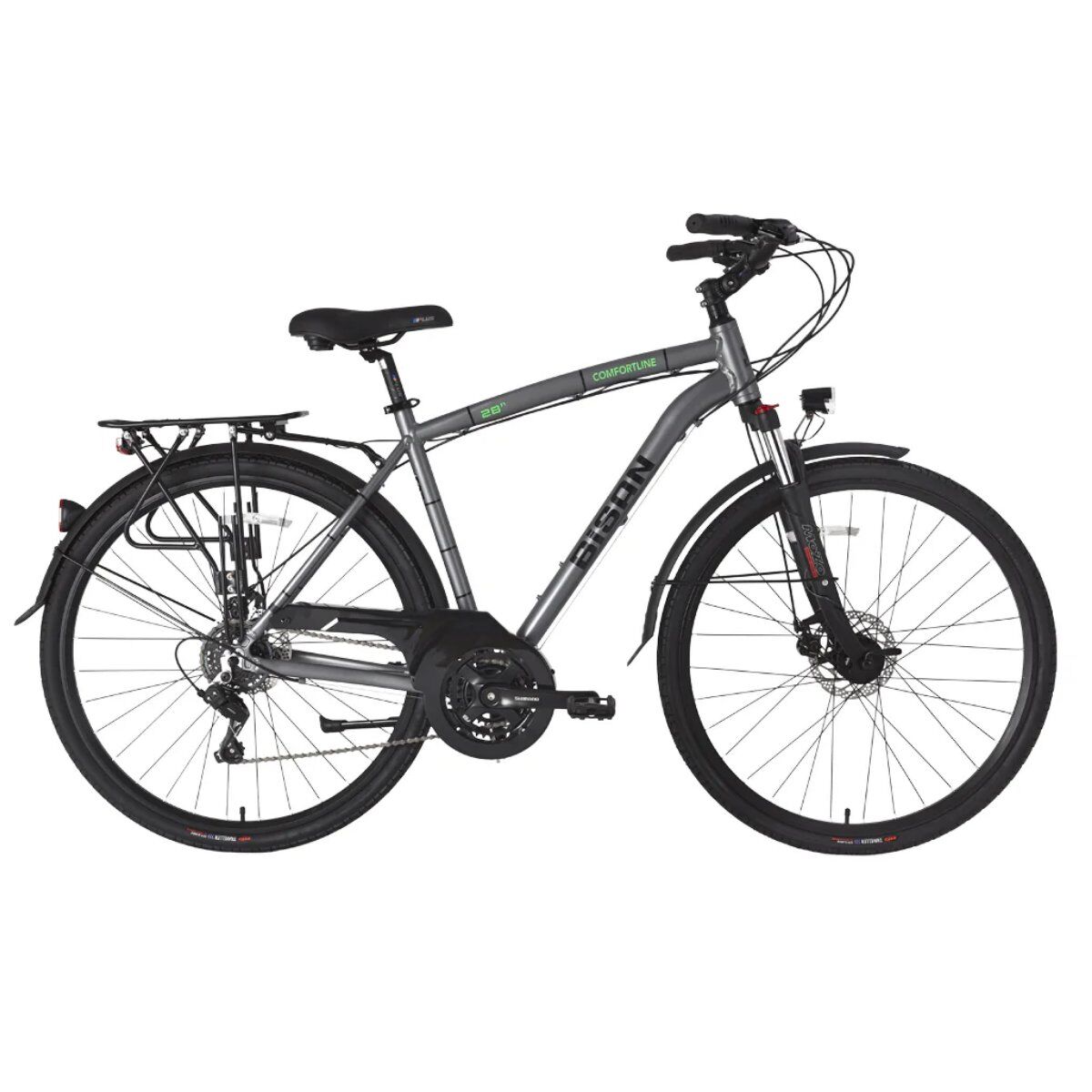BİSAN 28'' COMFORTLINE  BİSİKLET 21V MD ÇAMURLUK + BAGAJLI