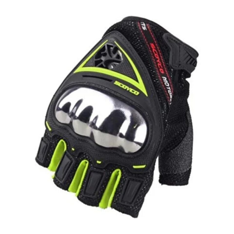 ELDİVEN YARIM PARMAK SCOYCO MC44D NEON SARI L