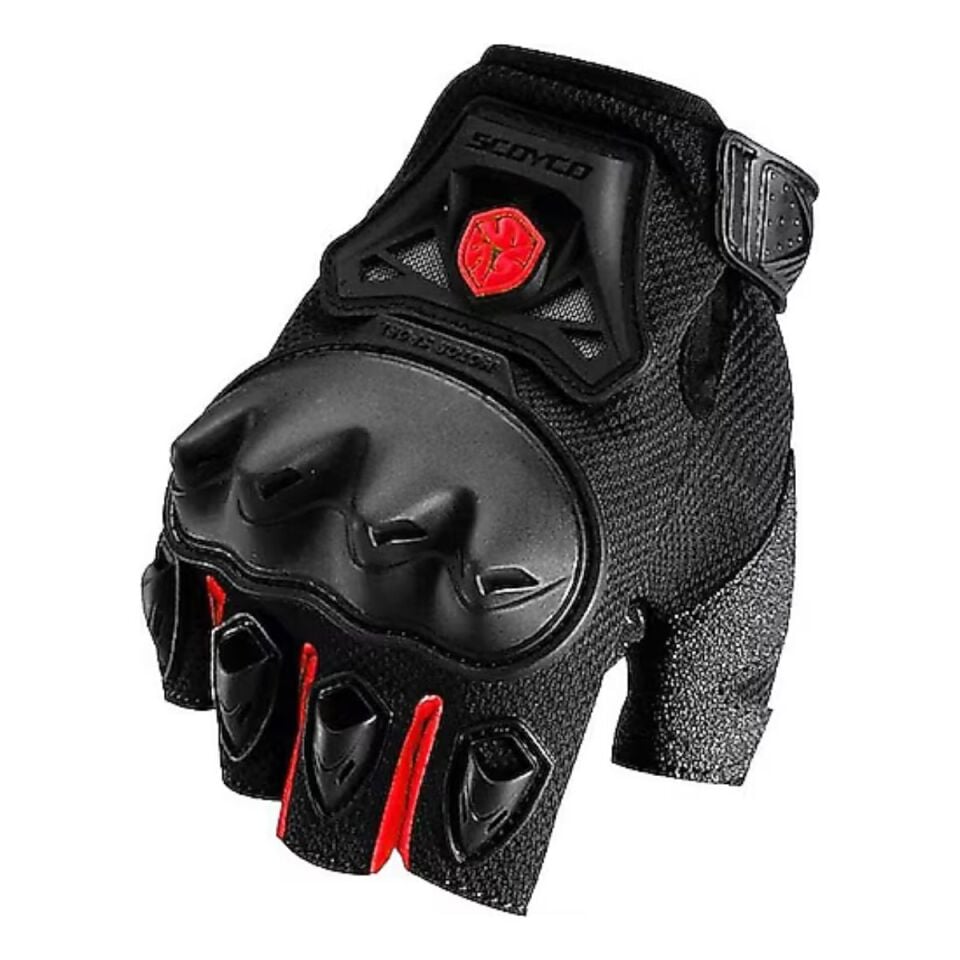 ELDİVEN YARIM PARMAK SCOYCO MC29D KIRMIZI XL