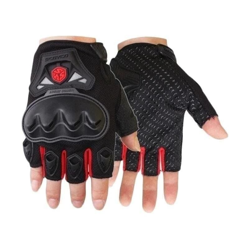 ELDİVEN YARIM PARMAK SCOYCO MC29D KIRMIZI XL