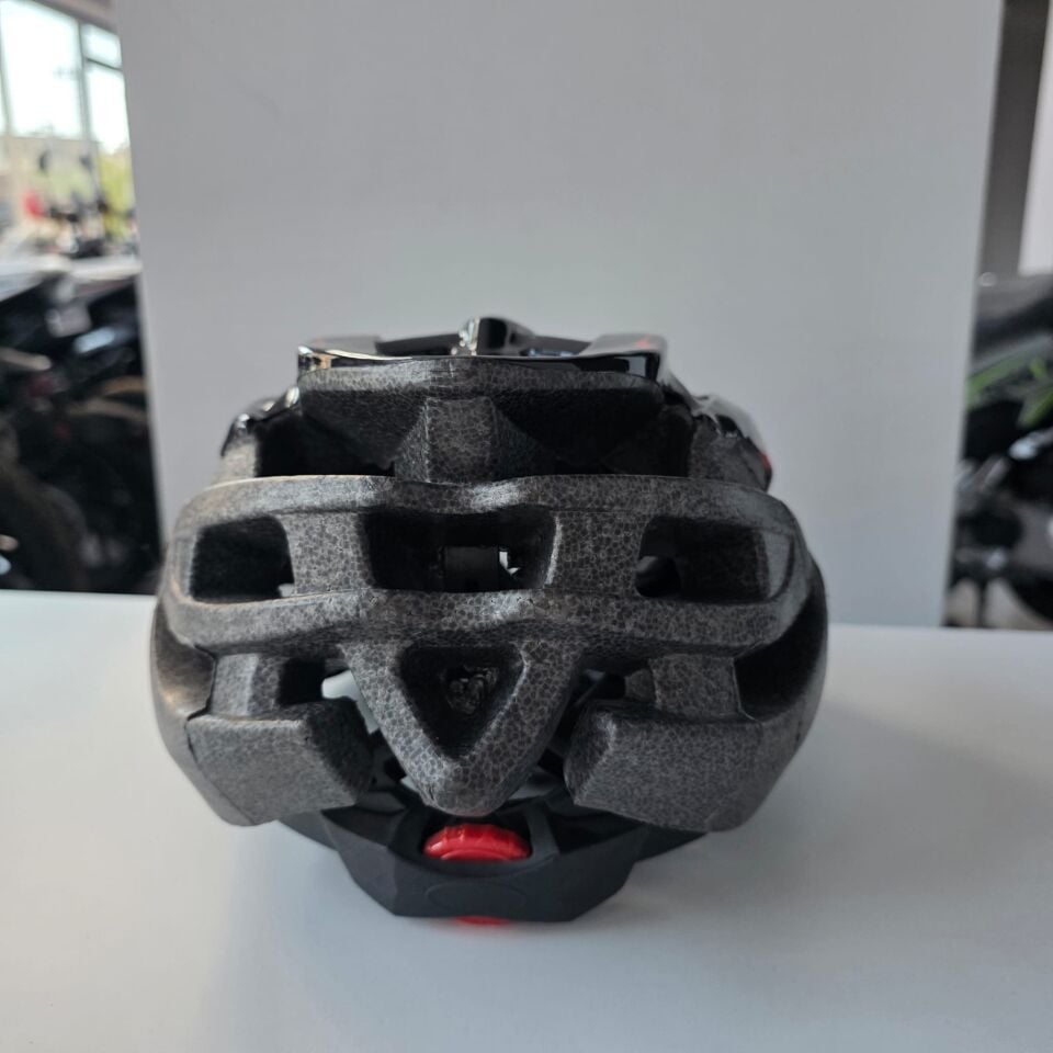 BİS YETİŞKİN KASK MOON MV88 KIRMIZI-SİYAH L