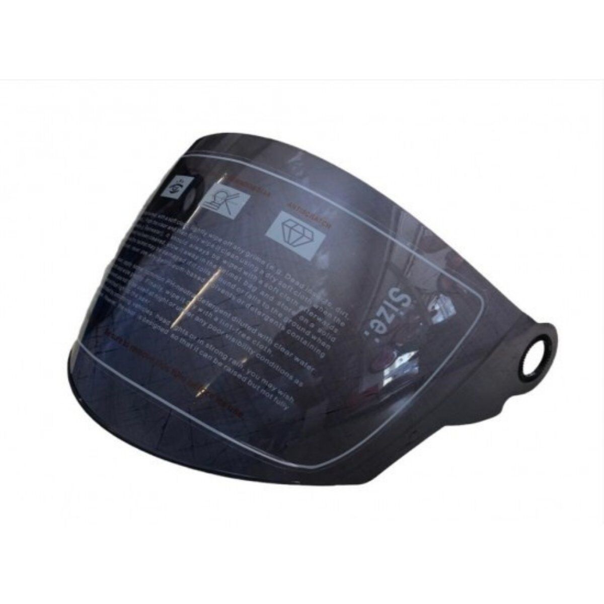 FREEM 606 ÇENESİZ KASK CAMI SİYAH ORJİNAL