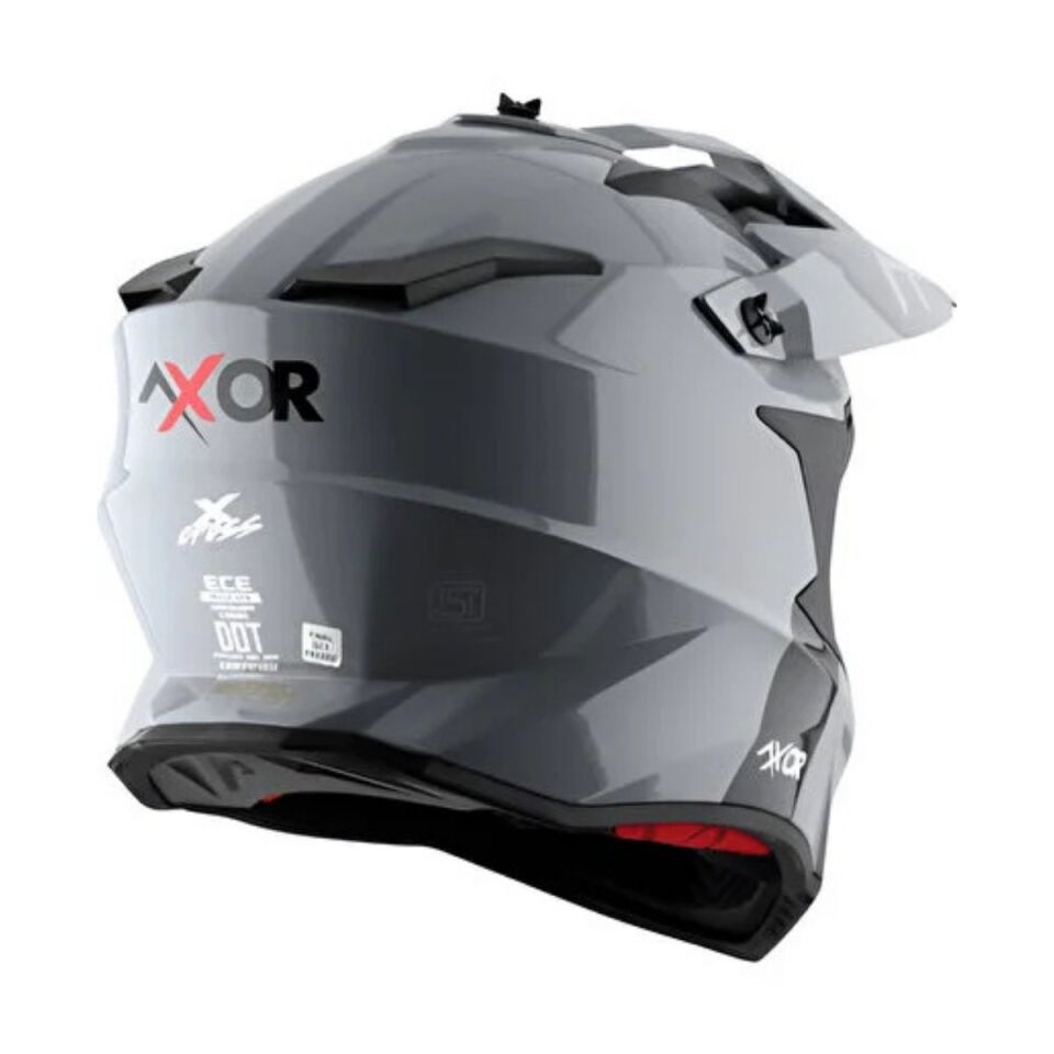 CROSS KASK VİZÖRLÜ AXOR NARDO GRİ L