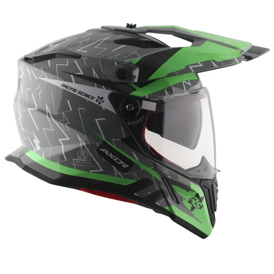 CROSS KASK VİZÖRLÜ AXOR YEŞİL GRİ L
