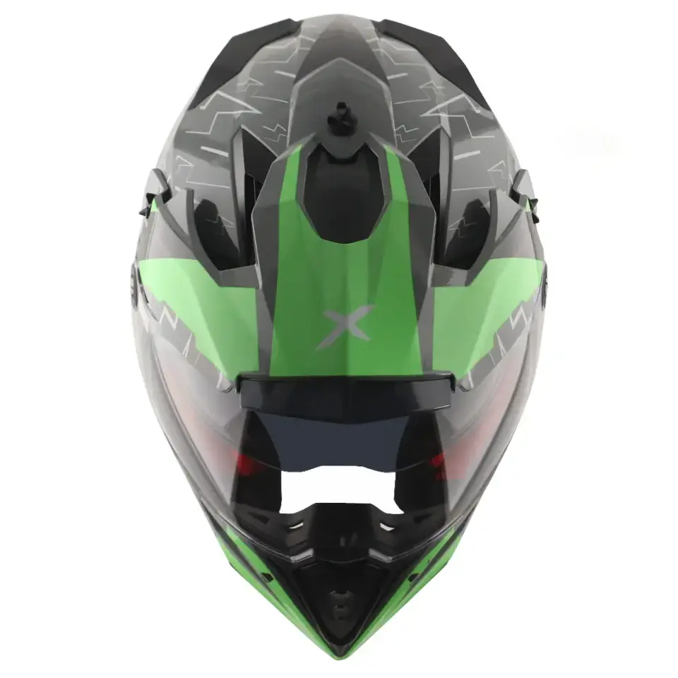 CROSS KASK VİZÖRLÜ AXOR YEŞİL GRİ L