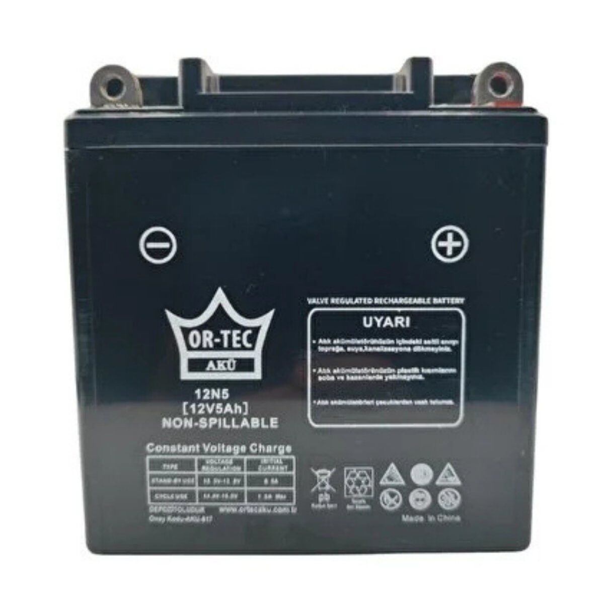 AKÜ 12V 5AH DİK 12N5L-BS ORTEC