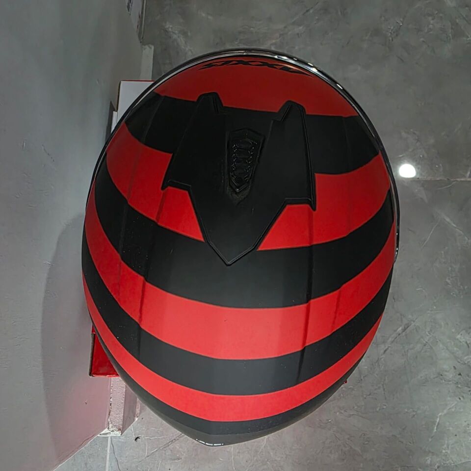KAPALI KASK AXXIS MAT KIRMIZI SİYAH 2XL