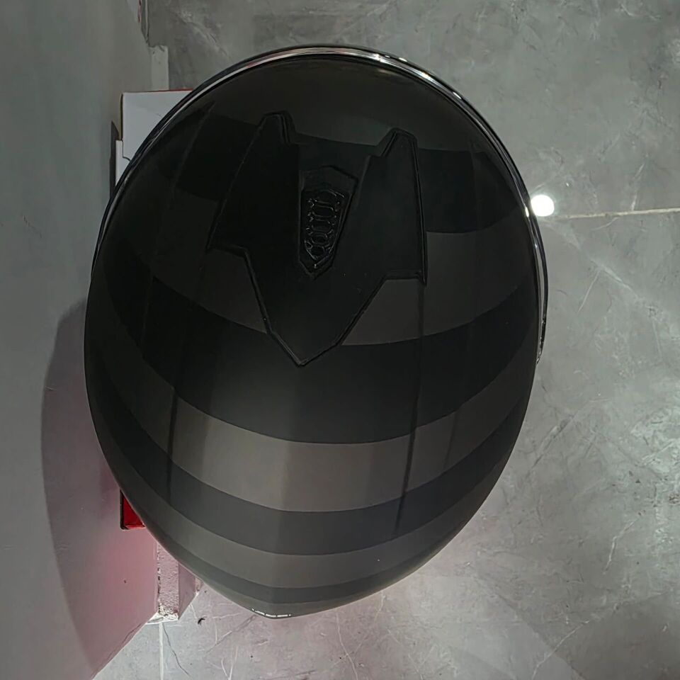 KAPALI KASK AXXIS MAT SİYAH GRİ XL
