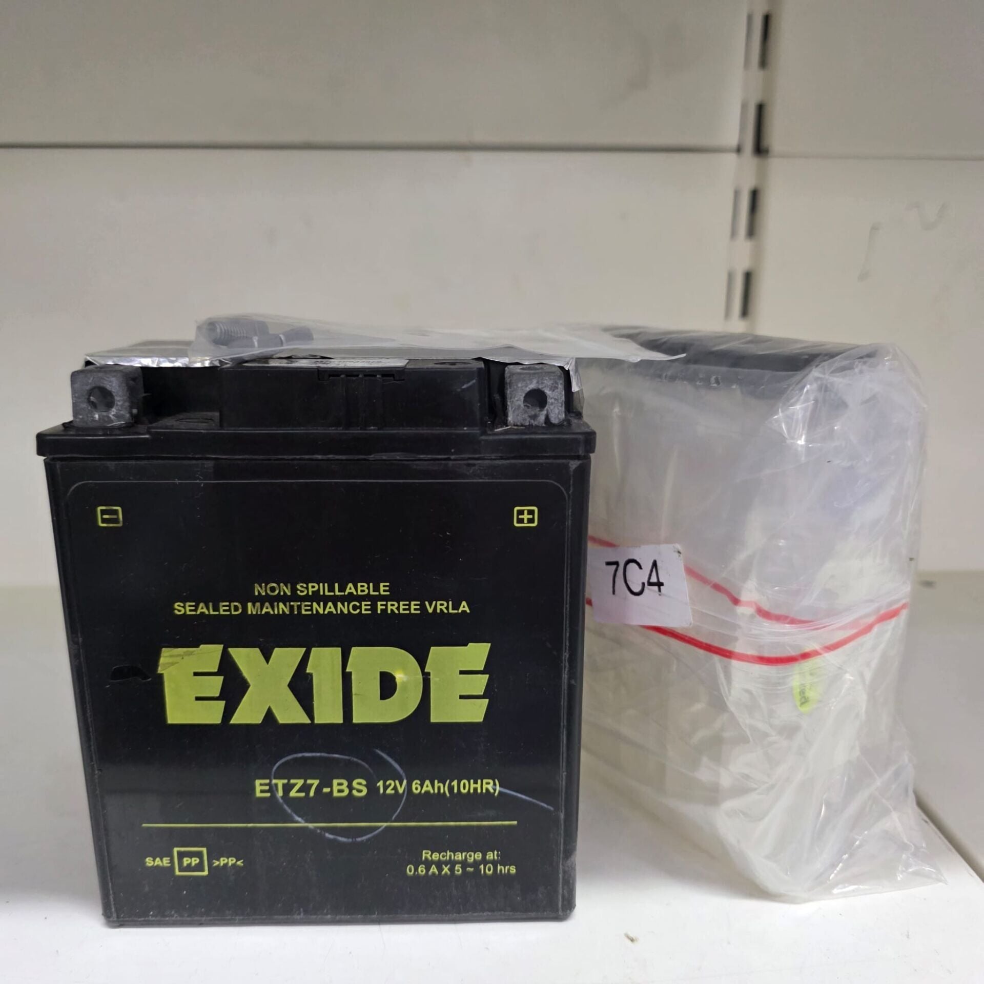 AKÜ 12V 6AH DİK ETZ7S-BS EXIDE SULU HERO X PULSE 200 UYUMLU