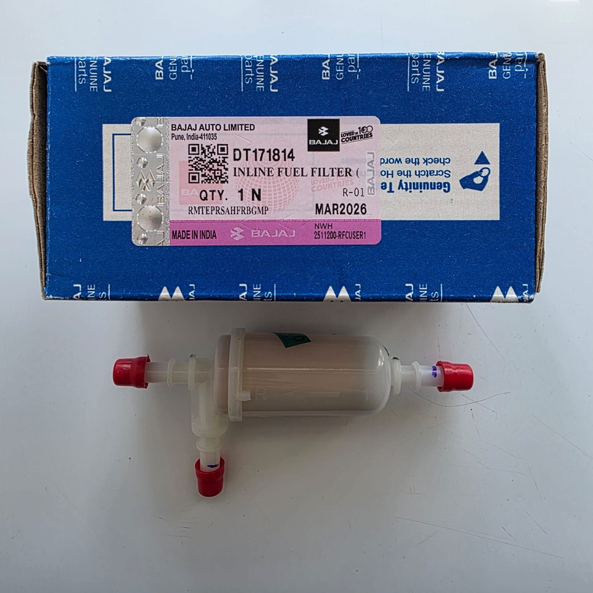 BAJAJ NS 200 RS 200 EURO 4 YAKIT FİLTRESİ ORJİNAL DOMİNAR 400 D 250 UYUMLU