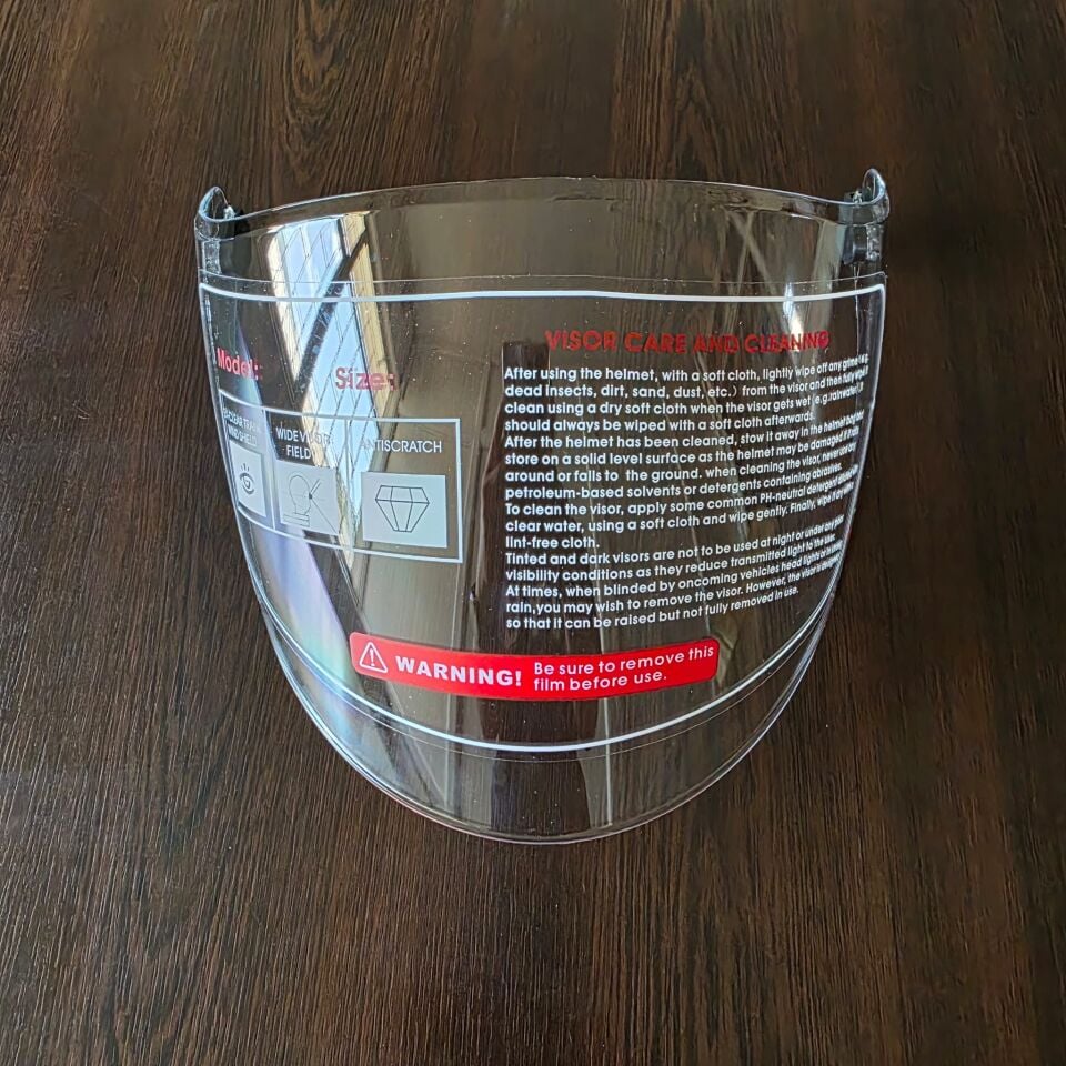ÇENESİZ KASK CAMI JK-526 UYUMLU