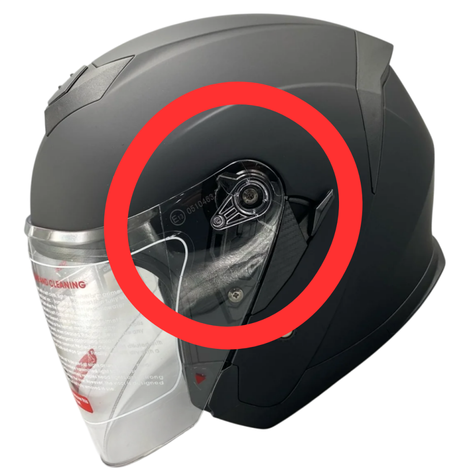 ÇENESİZ KASK CAMI JK-526 UYUMLU