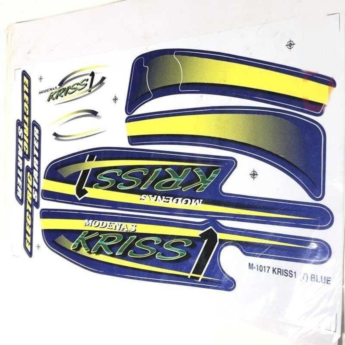 ETİKET MODENAS KRISS1 YAZI SETİ MAVİ