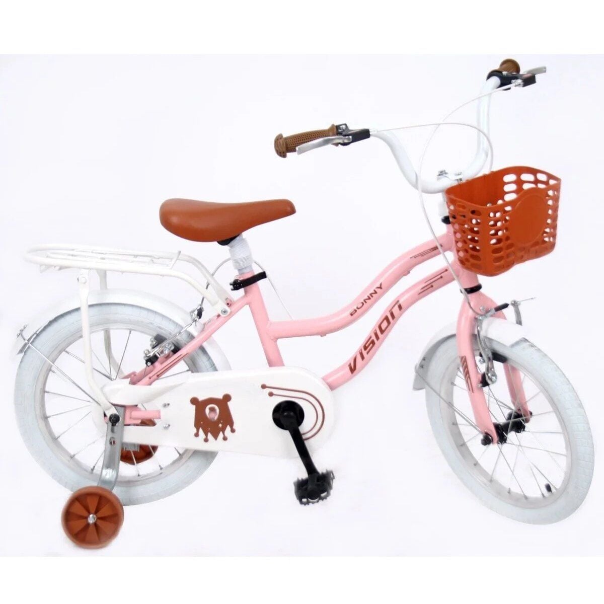 BELDERİA 20 JANT VISION BONNY BİSİKLET 1V VB LIGHT PEMBE BAGAJLI + ÇAMURLUKLU
