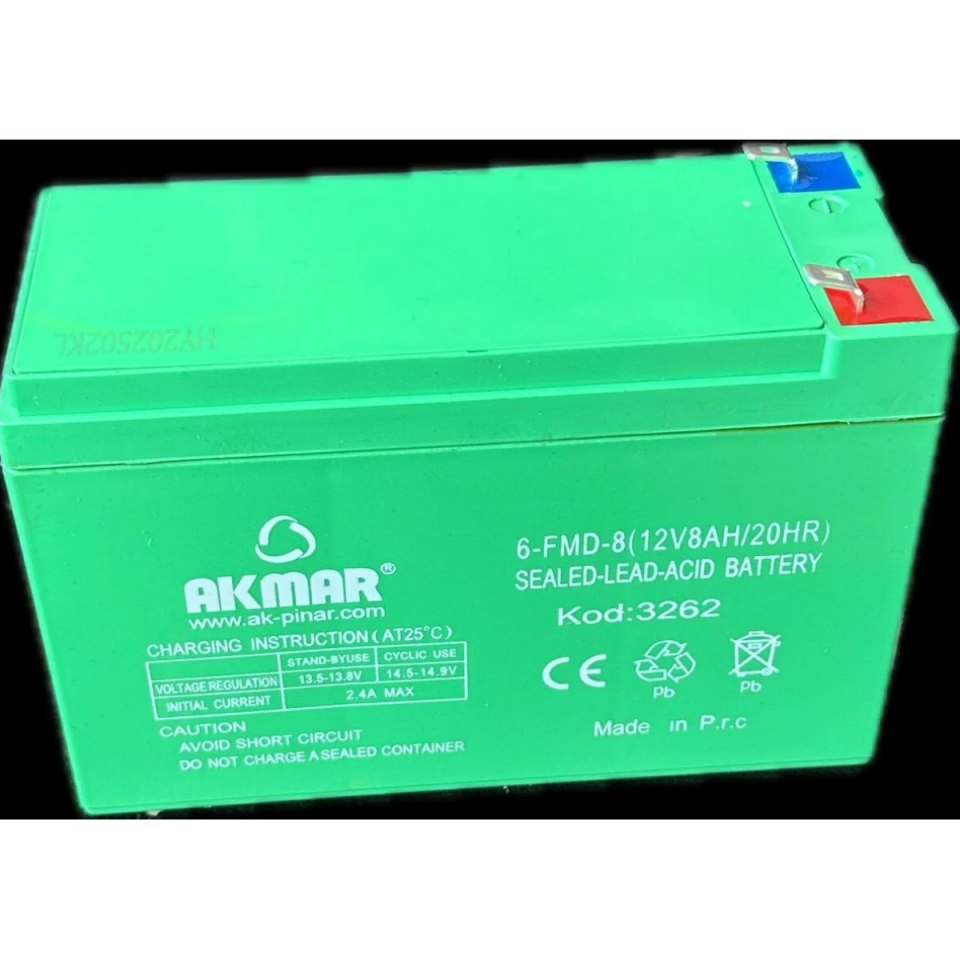 AKÜ 12V 8AH KISA PİL AKMAR