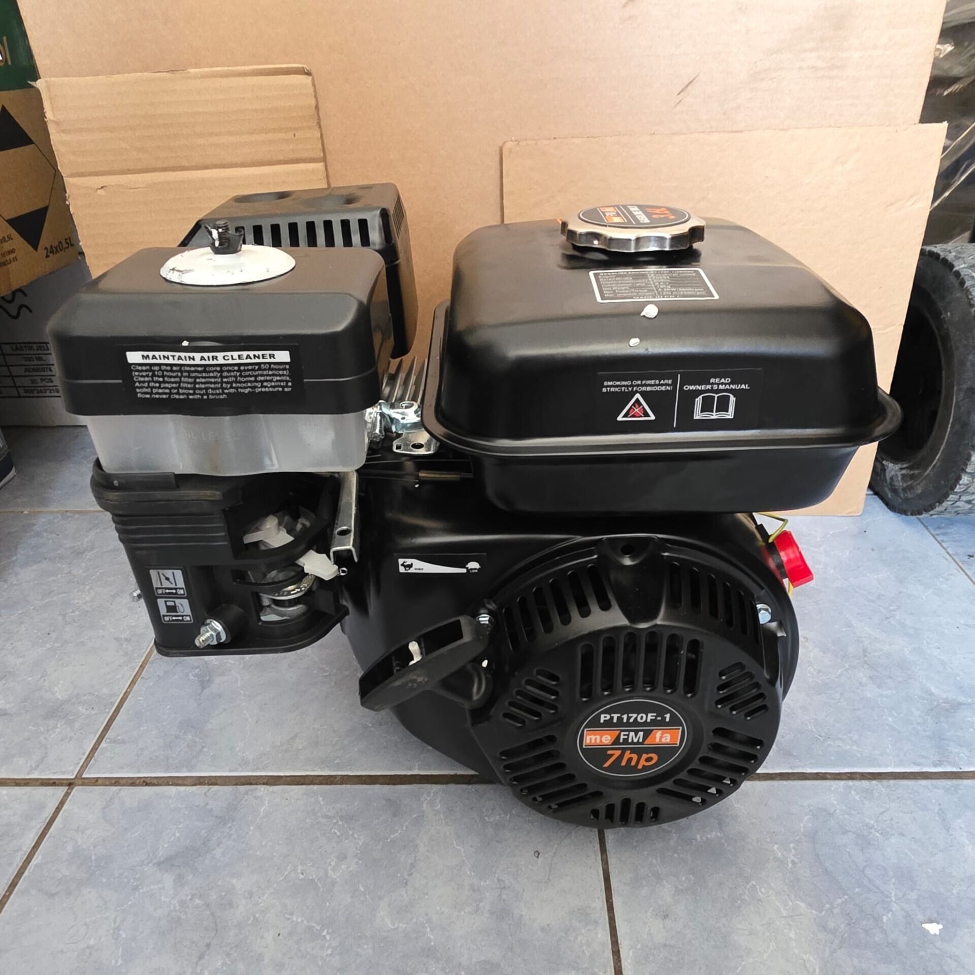 ANGEL BEYGİR 7 HP KOMPLE TEK MOTOR BENZİNLİ 20MM FREZELİ