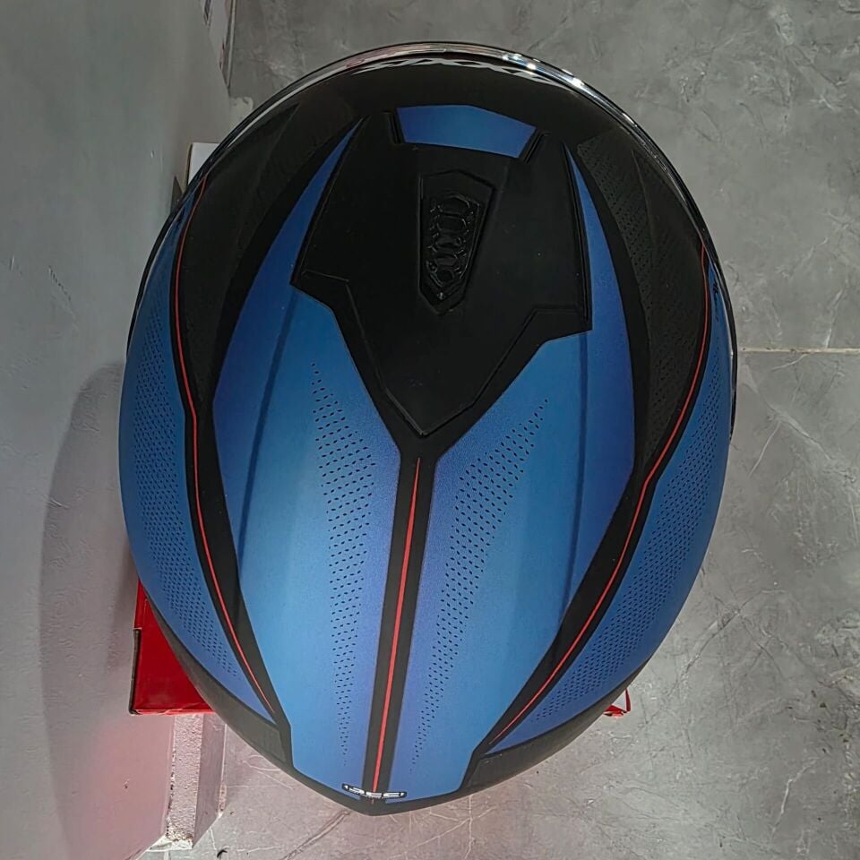 KAPALI KASK AXXIS MAT MAVİ SİYAH XL