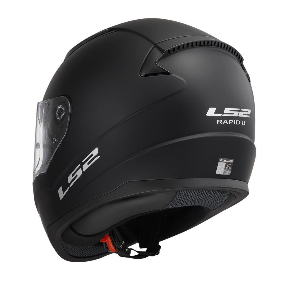 KAPALI KASK LS2 RAPID 2 MAT SİYAH ORJİNAL M