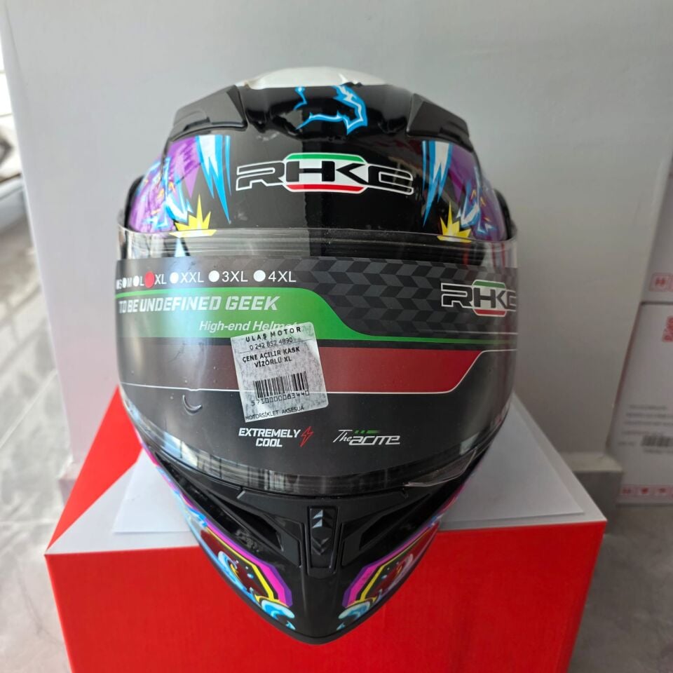 RHKC ÇENE AÇILIR KASK VİZÖRLÜ BIG MONSTER XL