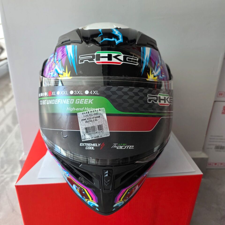 RHKC ÇENE AÇILIR KASK VİZÖRLÜ BIG MONSTER XL