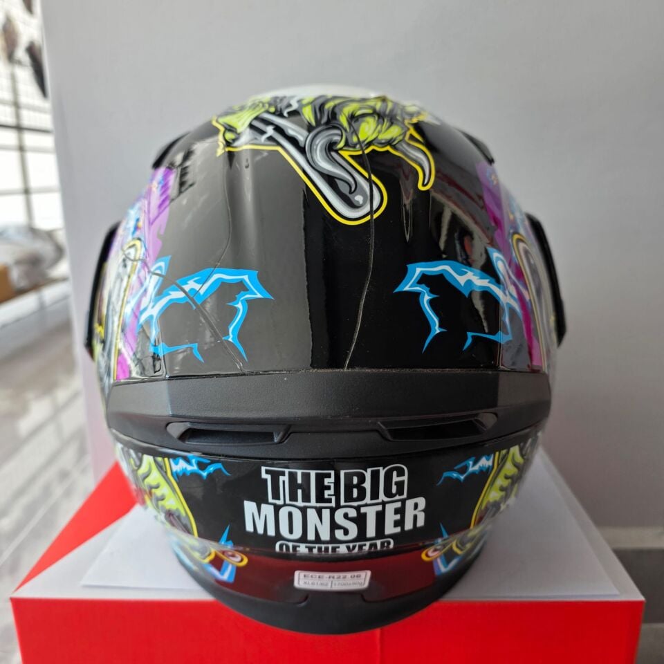 RHKC ÇENE AÇILIR KASK VİZÖRLÜ BIG MONSTER L
