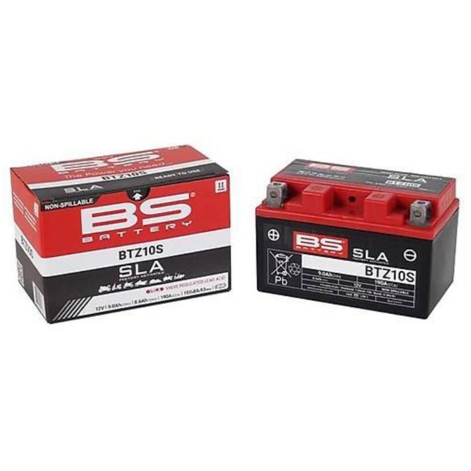 AKÜ 12V 9AH KISA BTZ10S SLA BS BATTERY BAJAJ NS 200 CF MOTO SR 250 NK 250 UYUMLU