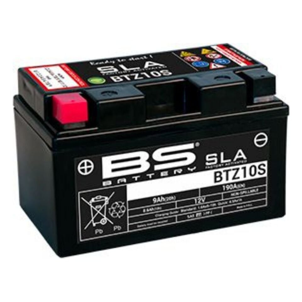 AKÜ 12V 9AH KISA BTZ10S SLA BS BATTERY BAJAJ NS 200 CF MOTO SR 250 NK 250 UYUMLU