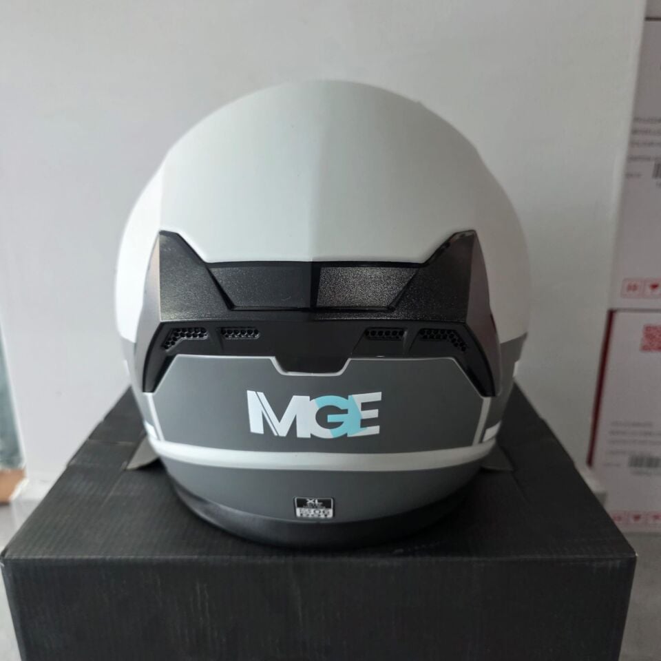 ÇENESİZ KASK JK528-1 MGE VİZÖRLÜ MAT GRİ M