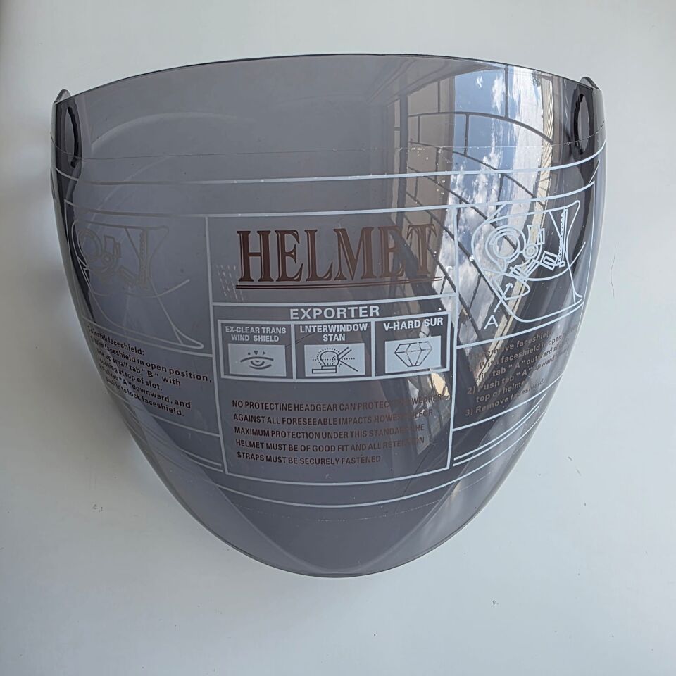 FREEM 601 ÇENESİZ KASK CAMI SİYAH ORJİNAL