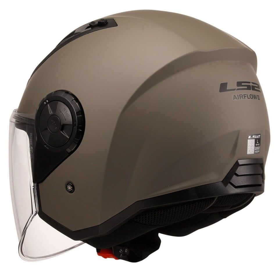 ÇENESİZ KASK LS2 AIRFLOW 2 MAT KUM ORJİNAL M