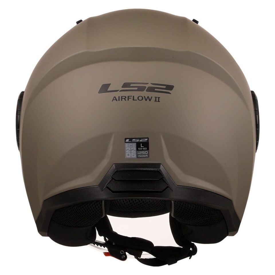 ÇENESİZ KASK LS2 AIRFLOW 2 MAT KUM ORJİNAL S