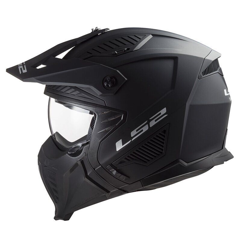 KAPALI KASK LS2 DRIFTER MAT SİYAH ORJİNAL XL